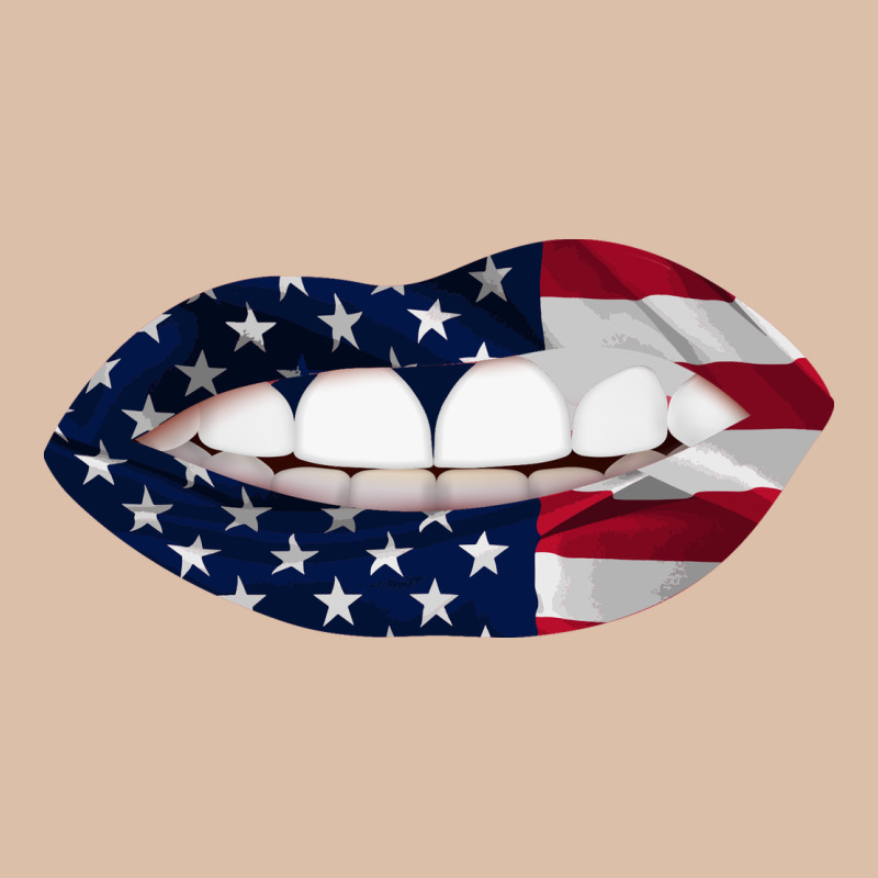 Lips American Flag Urban Heavy Tee by Bettercallsaul | Teevron