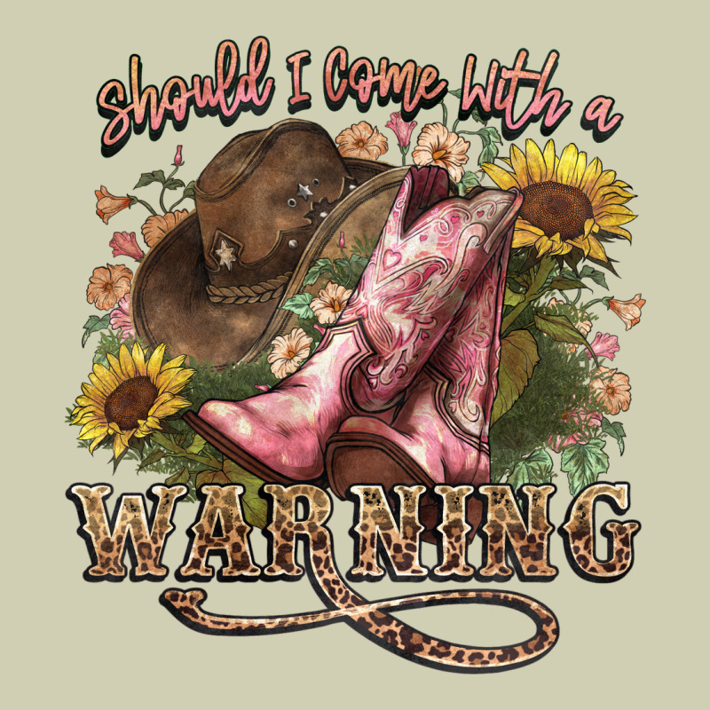 Shouldve Come With A Warning Boots  Cowboy Heavy Core Tee by NancyCooperArtShop | Teevron