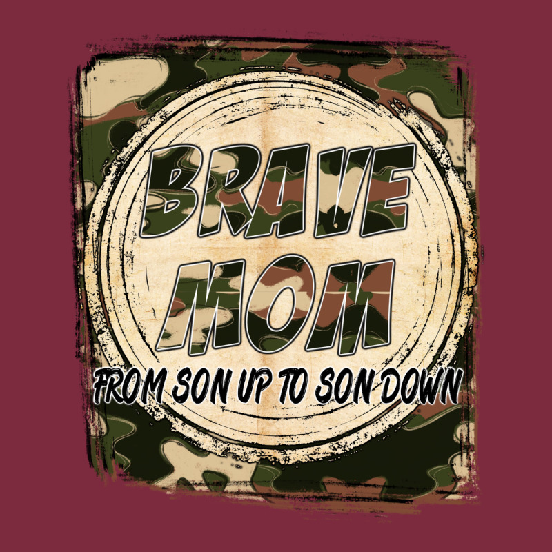 Brave Mom From Son Up To Son Down Mother's Day Premium Hoodie by FaDigitalArtStudio | Teevron