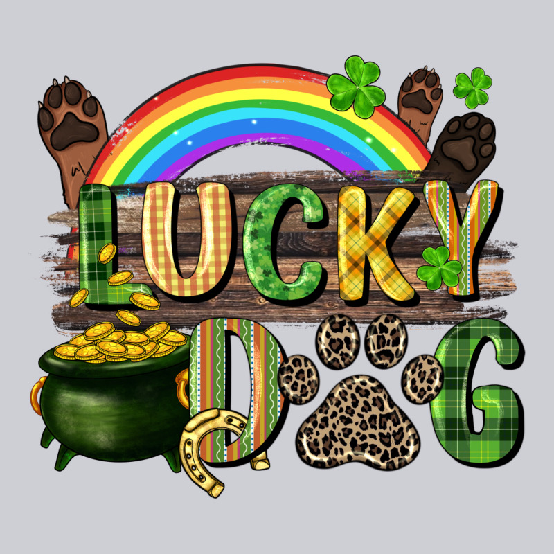 Lucky Dog St. Patrick's Day Heavyweight Sweatshirt by CowGirlArtShop | Teevron