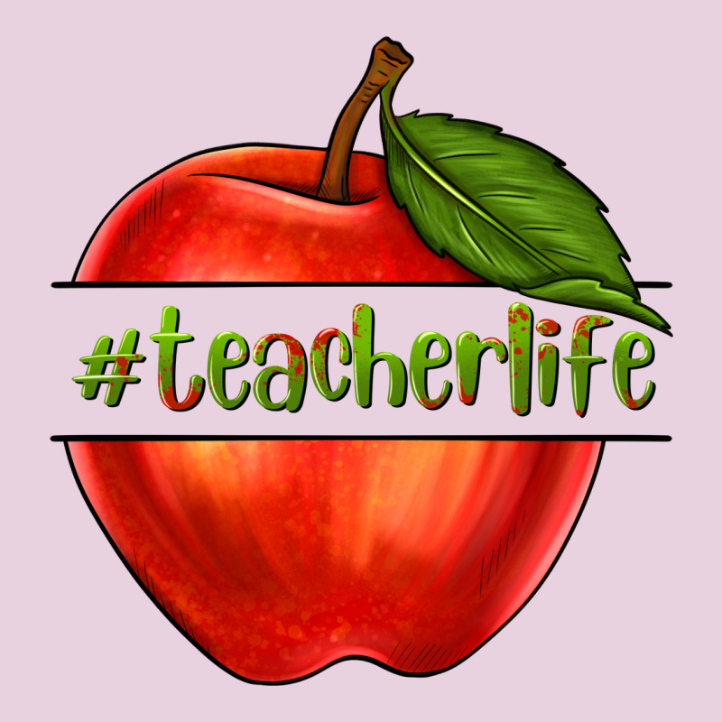 Teacher Life With Apple Ladies Tee by NancyCooperArtShop | Teevron
