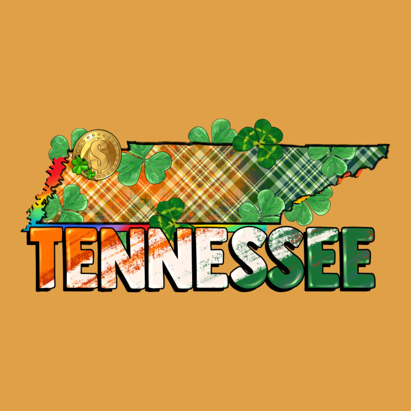 Tennessee Map St Patricks Day Premium Hoodie by FaDigitalArtStudio | Teevron