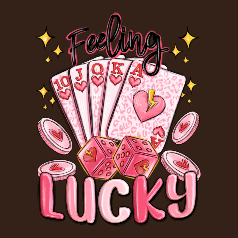 Feeling Lucky Heavy Core Tee by MaliasSmallBusiness | Teevron