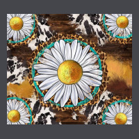 Western Daisy And Cowhide Tumbler Tbs Long Sleeve Tee | Teevron