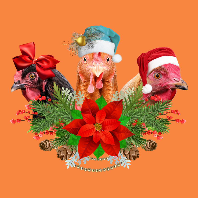Chickens Christmas Premium Sweatshirt by CowhideDigitalArt | Teevron