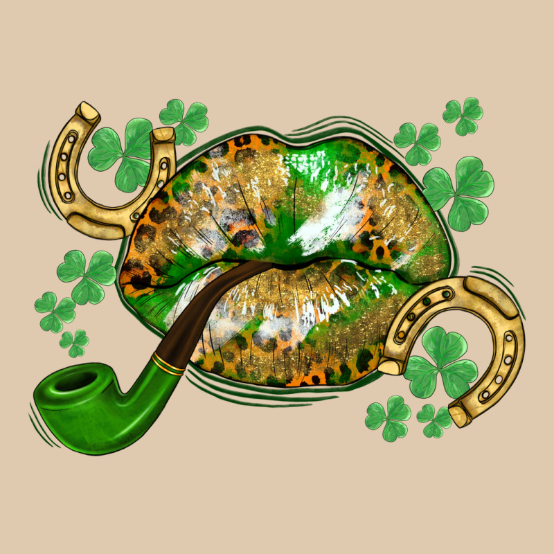St. Patrick's Day Lips Heavyweight Sweatshirt by CowGirlArtShop | Teevron