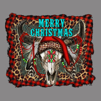 Merry Christmas Bull Skull Vintage Tee | Teevron