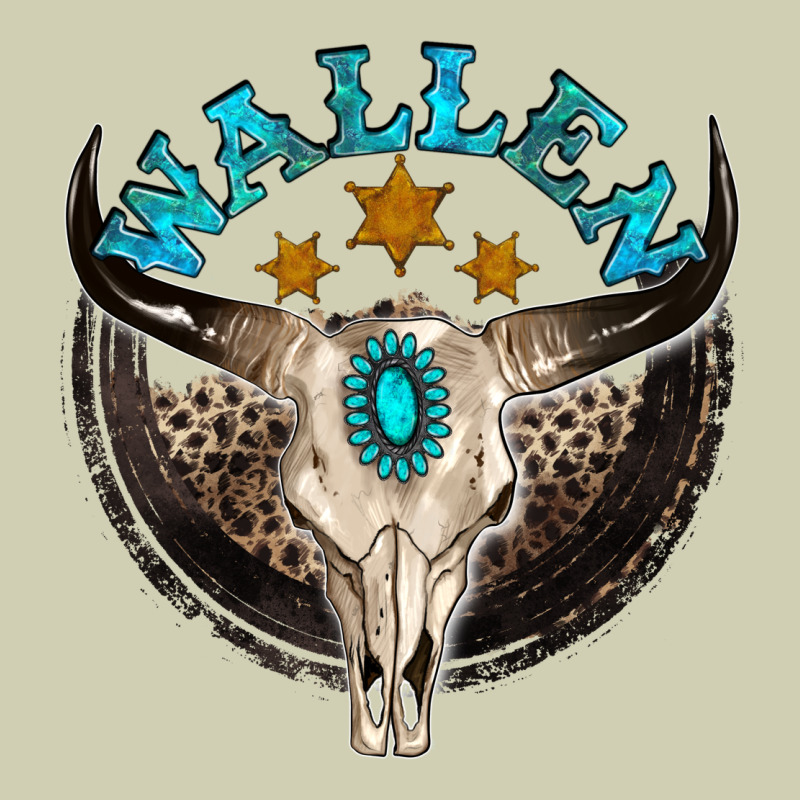 Wallen With Bull Skull Heavy Core Tee by NancyCooperArtShop | Teevron