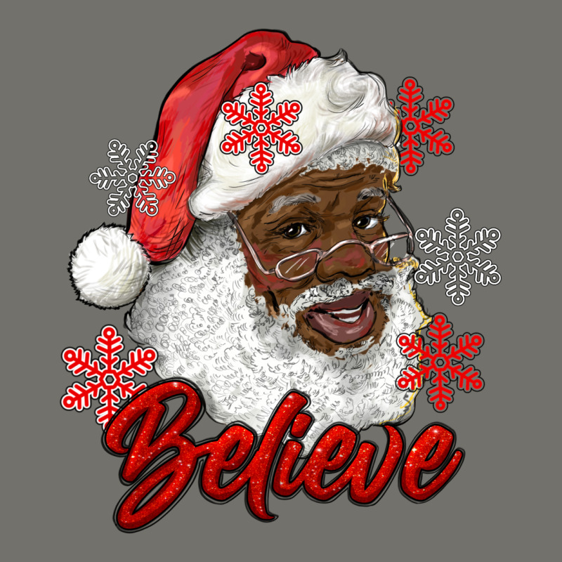African American Santa Believe Premium Hoodie by RanaPortraitStore | Teevron