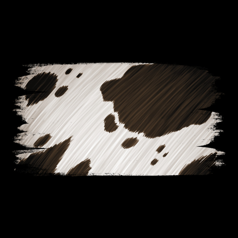 Cowhide Black And White Brush Strokes Background Ladies Tee by Jasminsmagicworld | Teevron