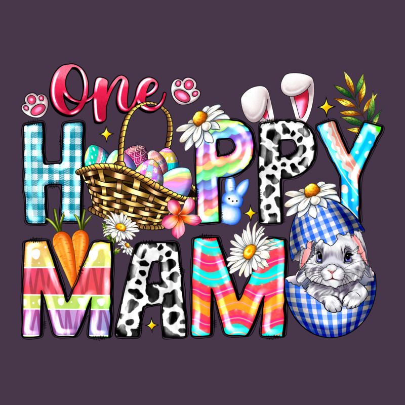 One Happy Mama Easter Bunny Heavyweight Hoodie by CowhideDigitalArt | Teevron