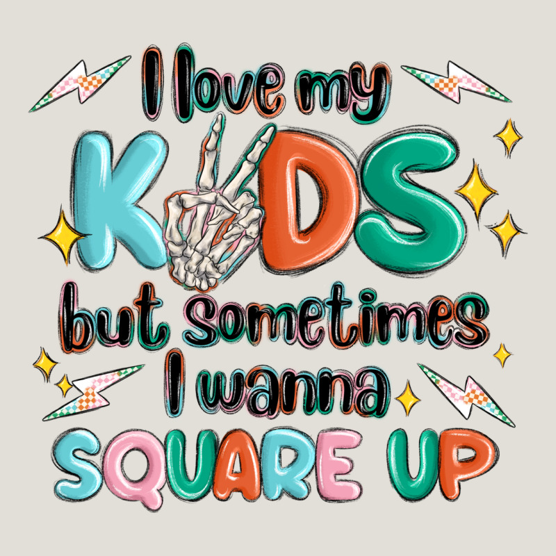 I Love My Kids But Sometimes I Wanna Square Up Heavy Core Tee by MaliasSmallBusiness | Teevron