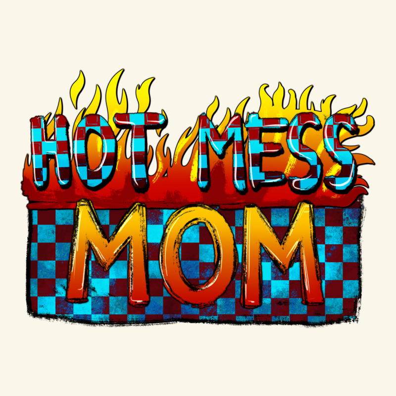 Hot Mess Mom Mother's Day Premium Hoodie by FaDigitalArtStudio | Teevron