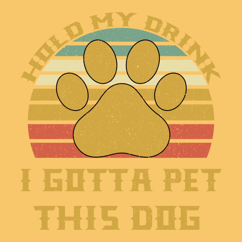 Hold My Drink I Gotta Pet This Dog Vintage Hoodie by Bettercallsaul | Teevron