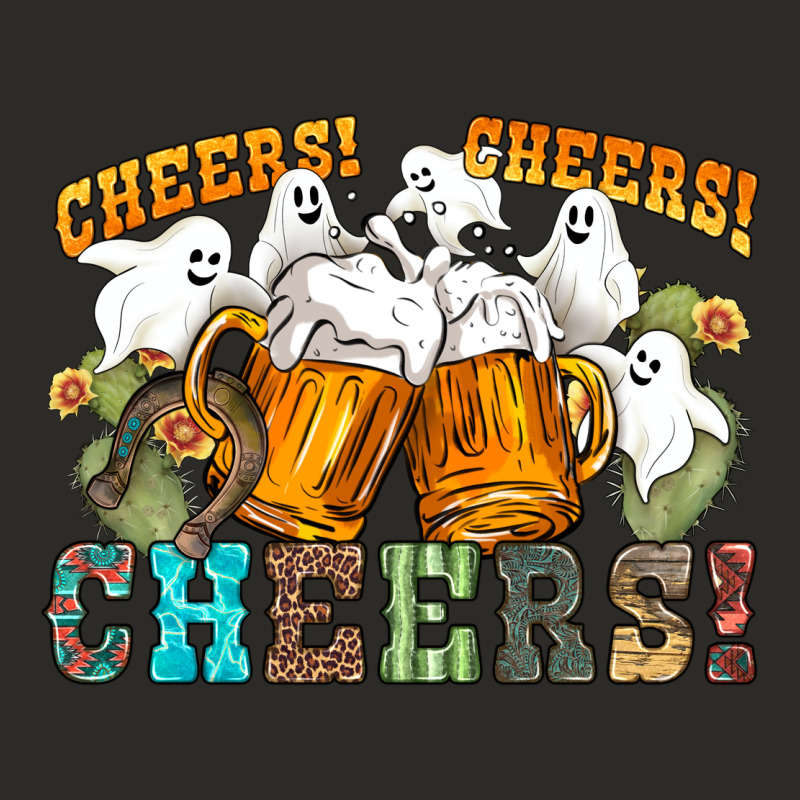Western Cheers With Ghosts Heavy Core Tee by NancyCooperArtShop | Teevron