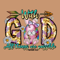 With God All Things Are Possible Easter Day Heavyweight Hoodie | Teevron