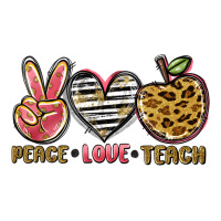 Peace Love Teach Premium Tee | Teevron