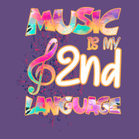 Cool I Love Music Shirt Gifts Music Is My Second Language Vintage Hoodie | Teevron