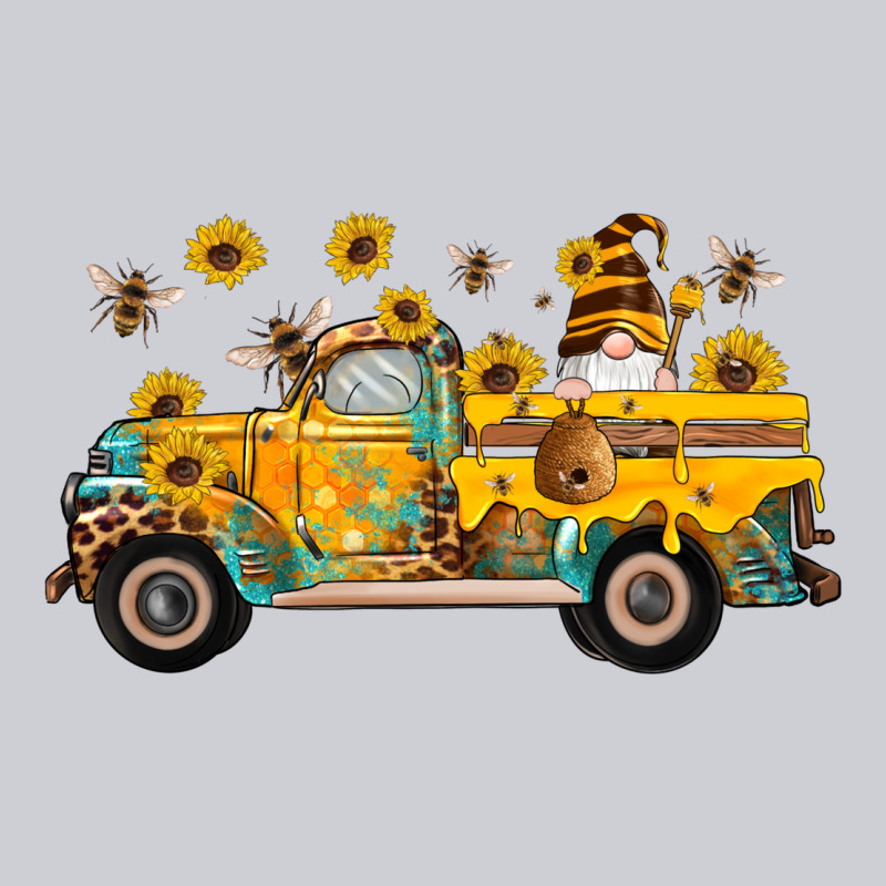 Western Bee Gnomes Truck Sunflowers Honeycomb Beehive Honey Turquoise Urban Hoodie by Artiststas | Teevron