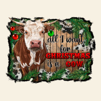 All I Want For Christmas Is A Cow Cowhide Vintage Tee | Teevron