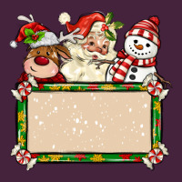 Santa Reindeer Snowman Preview And Costom Name Premium Tee | Teevron