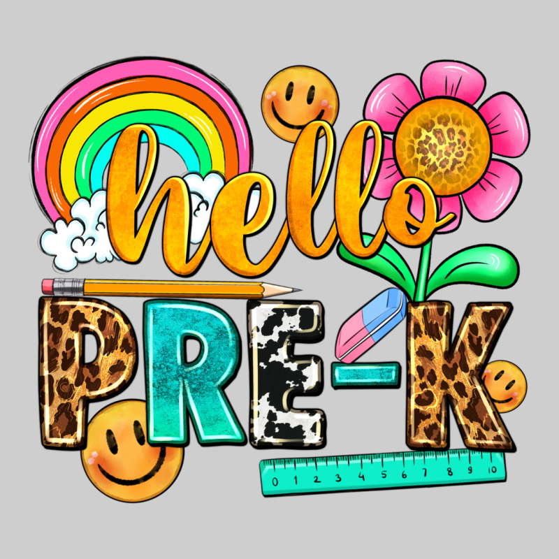 Hello Pre K Premium Tee by NancyCooperArtShop | Teevron