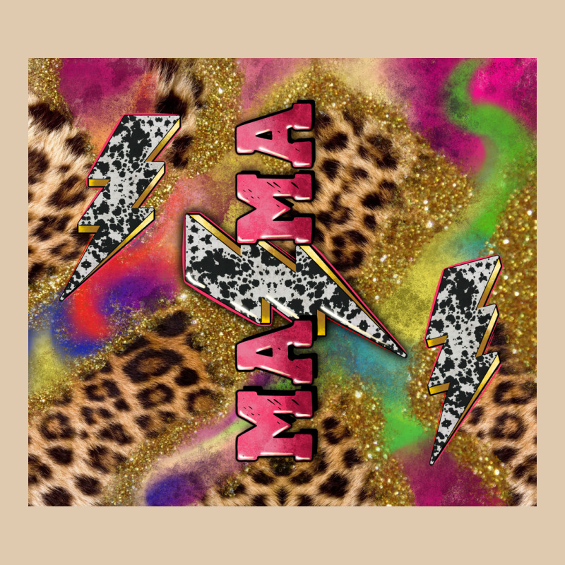 Colorful Leopard Lightning Bolt Tumbler Mother's Heavyweight Sweatshirt by HowdyJamesFarm | Teevron