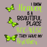 I Know Heaven Is A Beautiful Place Because They Have My Brother Vintage Hoodie | Teevron