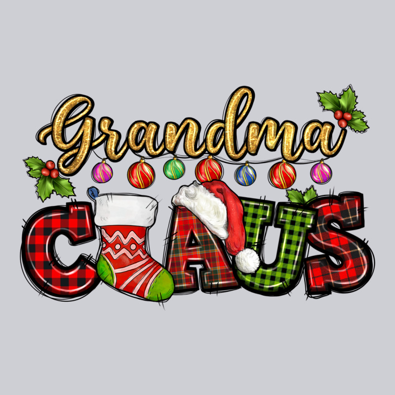 Grandma Claus With Christmas Gift Sock Mother's Heavyweight Sweatshirt by HowdyJamesFarm | Teevron