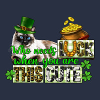 St. Patrick's Cat Who Needs Luck When You Are This Heavyweight Sweatshirt | Teevron