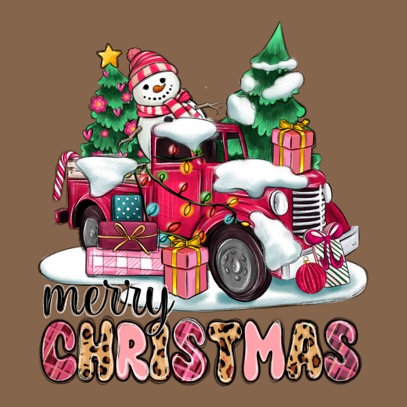 Pink Merry Christmas Premium Tee by MaliasSmallBusiness | Teevron