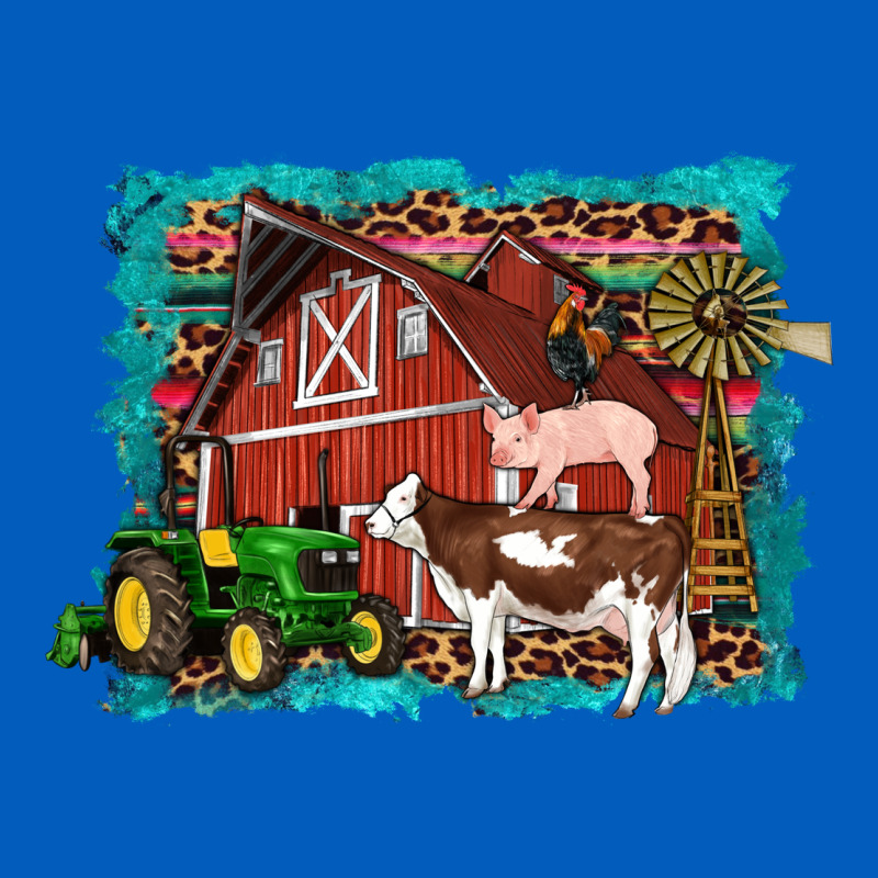 Farm Life Tractor Cow Pig Rooster Urban Hoodie by Artiststas | Teevron