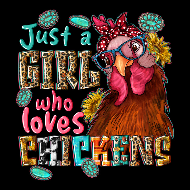 Just A Girl Who Loves Chickens Premium Tee by NancyCooperArtShop | Teevron