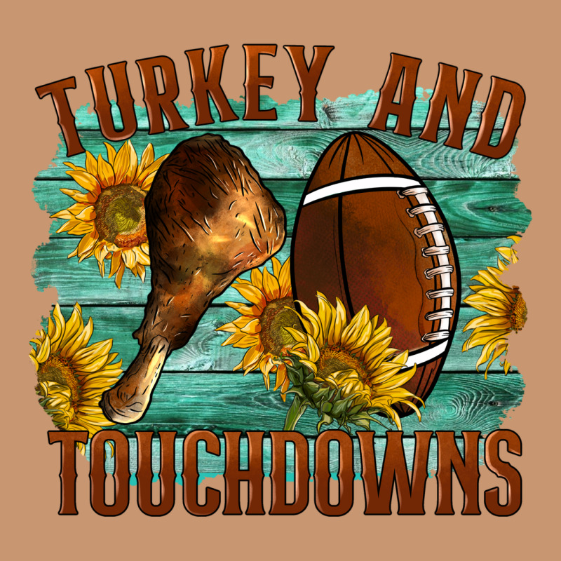 Turkey And Touchdowns Heavyweight Hoodie by LillyAllenDesigns | Teevron