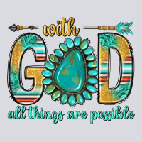 With God All Things Are Possible With Turquoise Gemstone Bbs Zipper Hoodie | Teevron