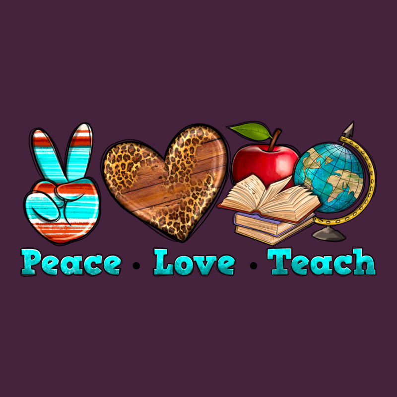 Peace Love Teach Premium Tee by NancyCooperArtShop | Teevron