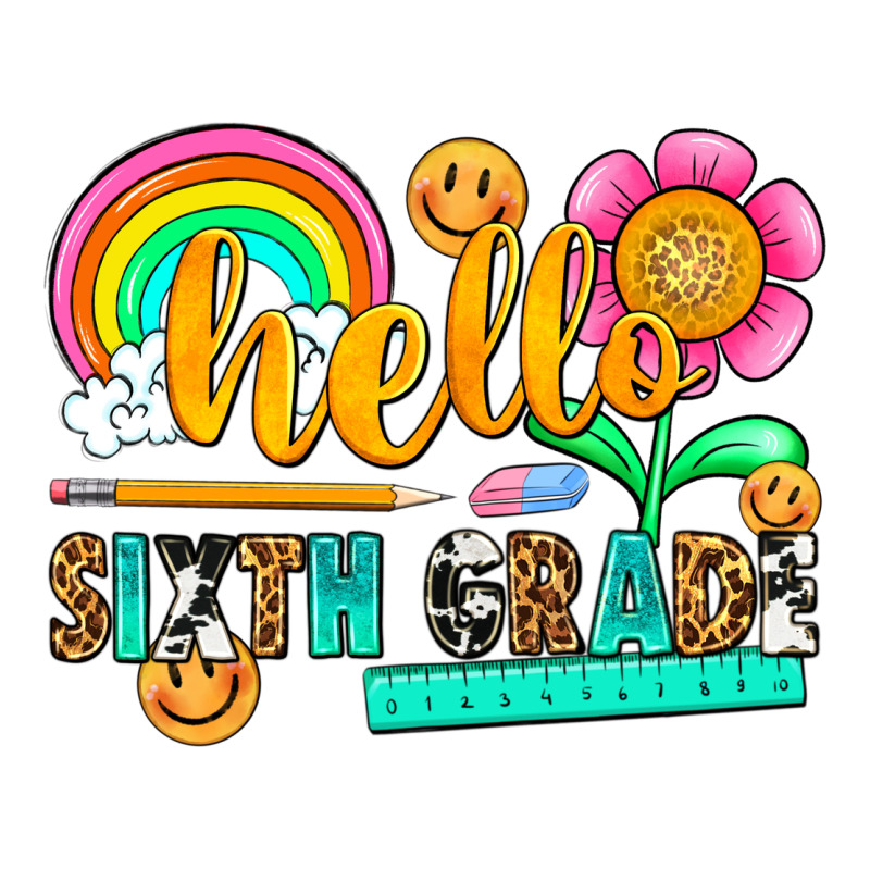Hello Sixth Grade Premium Tee by NancyCooperArtShop | Teevron