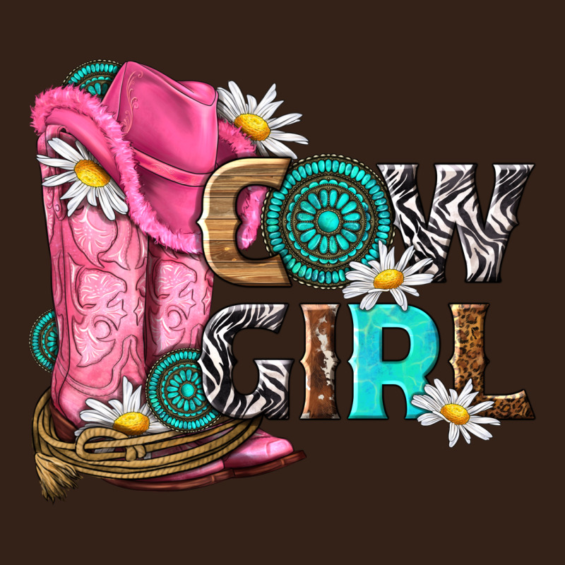 Western Cowgirl Heavy Core Tee by NancyCooperArtShop | Teevron
