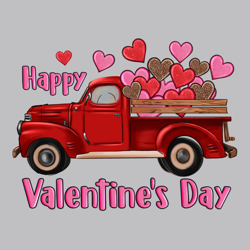 Happy Valentine's Day Truck Hearts Classic Tee by RanaPortraitStore | Teevron