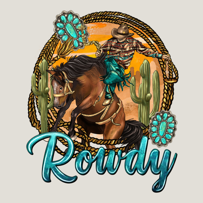 Western Rowdy Heavy Core Tee by NancyCooperArtShop | Teevron