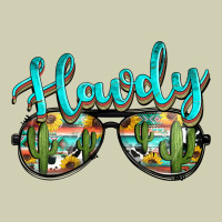 Western Howdy Police Sunglasses Heavy Core Tee | Teevron