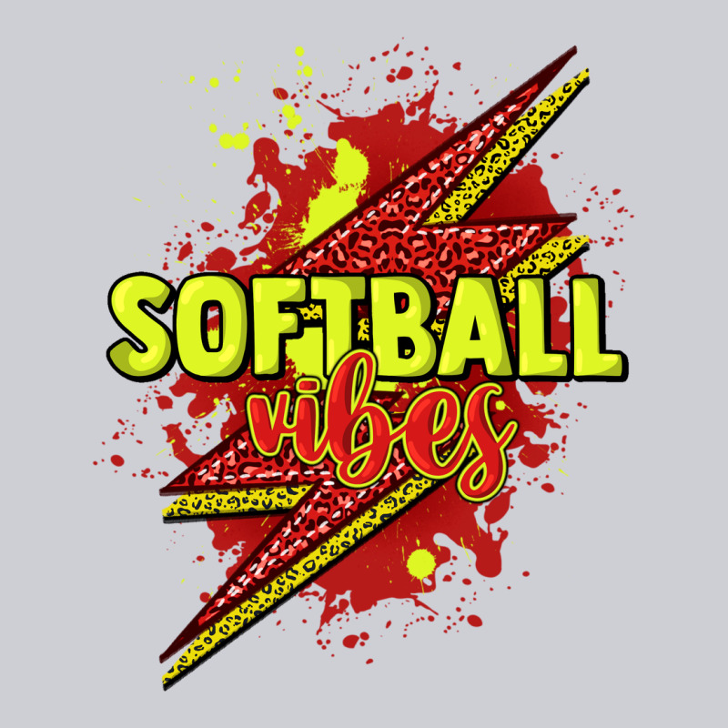 Softball Vibes Lightning Bolt Heavyweight Sweatshirt by HowdyJamesFarm | Teevron