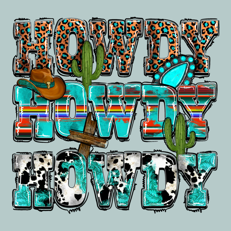 Western Howdy Howdy Howdy Heavy Core Tee by NancyCooperArtShop | Teevron