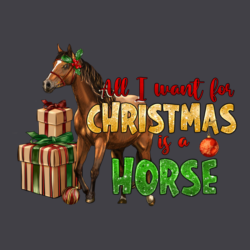 All I Want For Christmas Is A Horse Heavyweight Hoodie by LillyAllenDesigns | Teevron