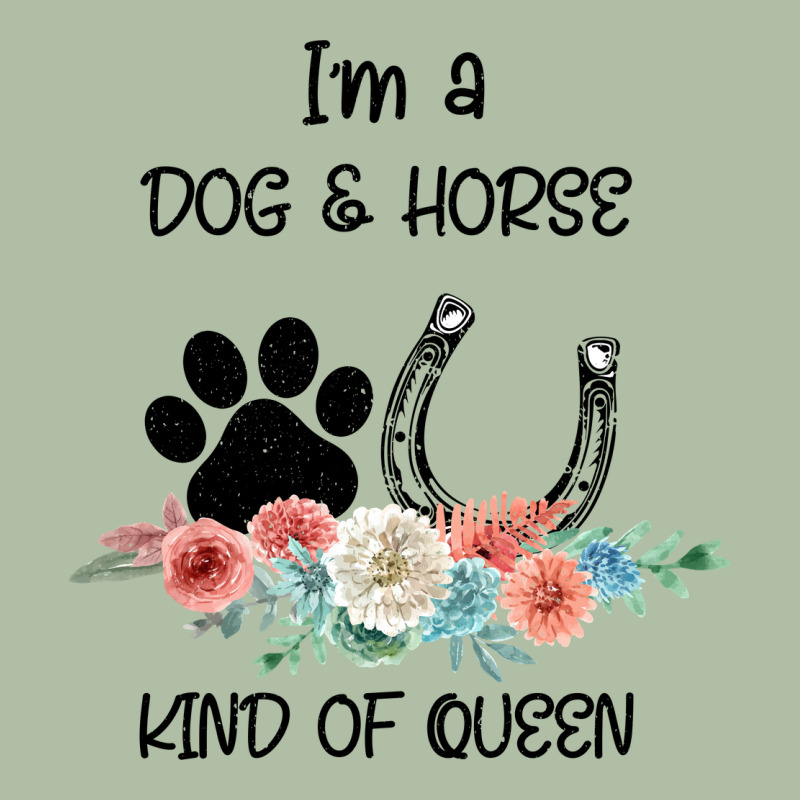 I'm A Dog & Horse Kind Of Queen Pet Lover Owner Urban Heavy Tee by Bettercallsaul | Teevron