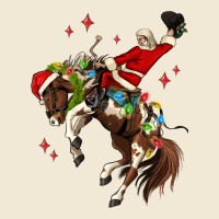 Christmas Cowboy Santa Premium Tee | Teevron