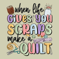 When Life Gives You Scraps Make A Quilt Heavy Core Tee | Teevron