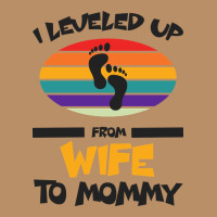 I Leveled Up From Wife To Mommy Vintage Hoodie | Teevron