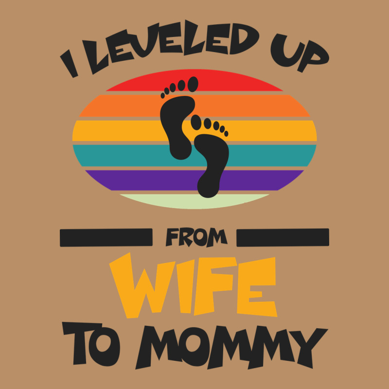 I Leveled Up From Wife To Mommy Vintage Hoodie by Bettercallsaul | Teevron