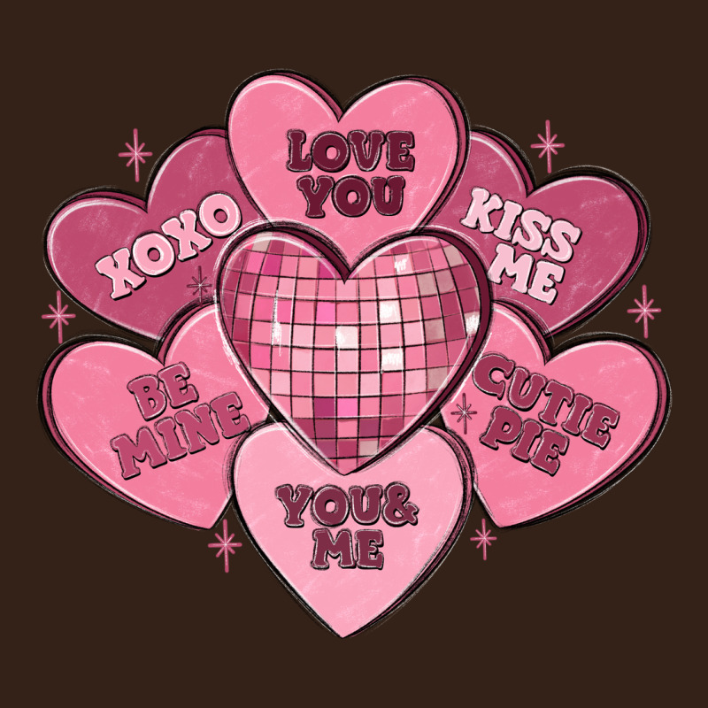 Valentines Conversation Hearts Heavy Core Tee by MaliasSmallBusiness | Teevron